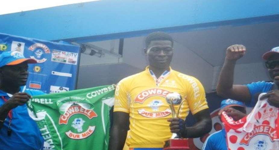 2013 Cowbell National Cycling Tour Stage 1: Samuel Anim secures 3 major jerseys