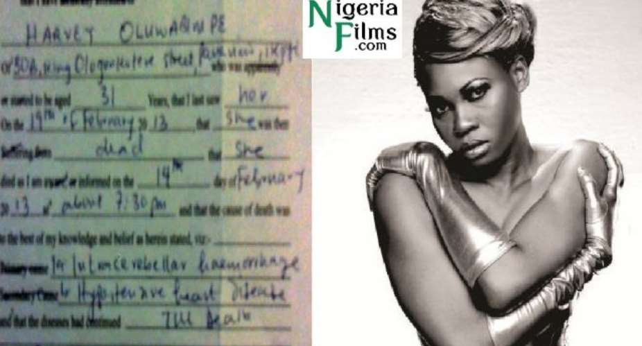 AUTOPSY REPORT REVEALS GOLDIE HARVEY DIED OF HYPERTENSION PHOTO