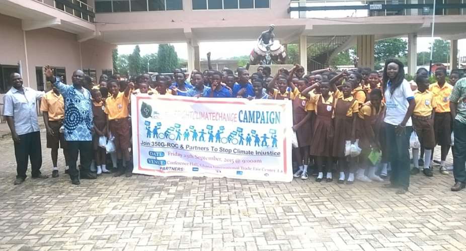 350 G-ROC partner Concern Health Education Ghana to Sensitize students on Climate Change