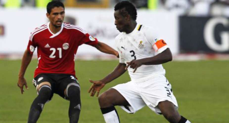 Asmoah Gyan has no fears ahead of Cairo showdown