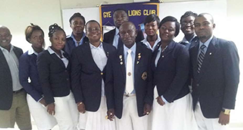 Accra Gye Nyame Lions Club inducts 8 members