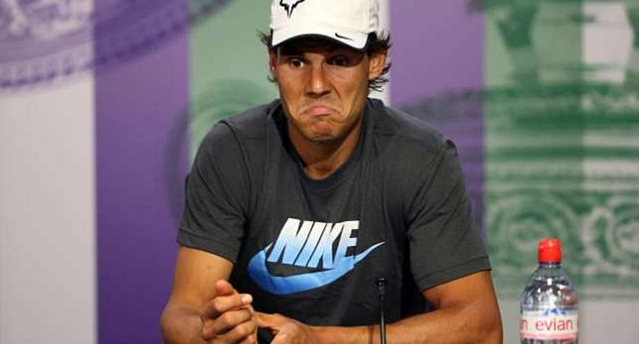 Rafael Nadal heading to the beach after Wimbledon exit