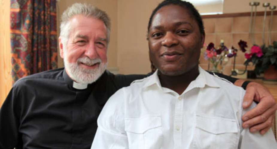 Rev Coward and his bedmate, Bobby