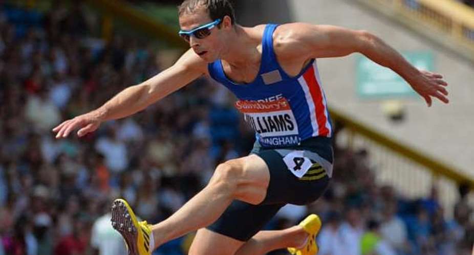 Caught in the act: Welsh 400 metre runner Rhys Williams hit with ban for doping offences