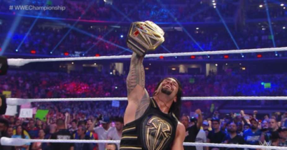 WrestleMania: Roman Reigns beats Tiple H to win WWE title