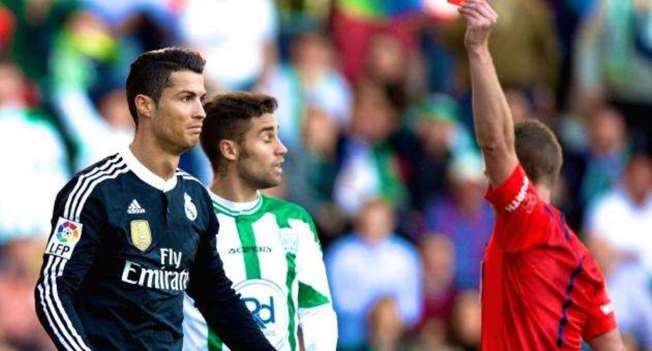 Ooops! Ronaldo faces 3-match ban after red card
