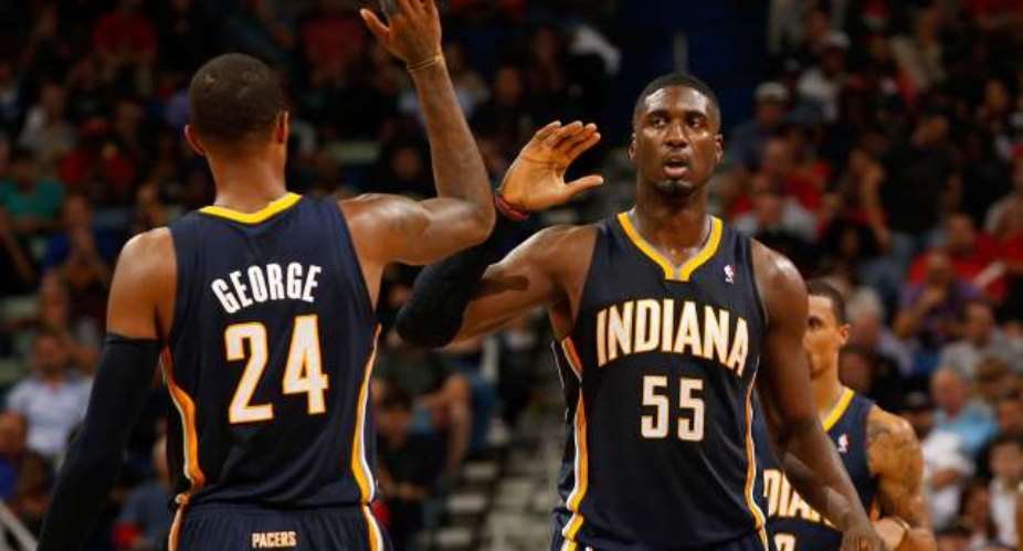 Indiana Pacers centre Roy Hibbert buoyed by Paul George's recovery