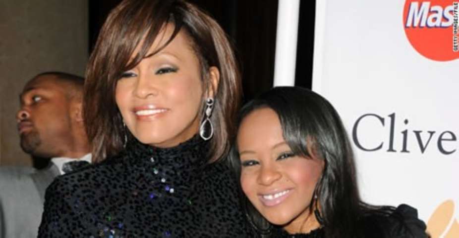 Whitney Houston and daughter Bobbi Kristini