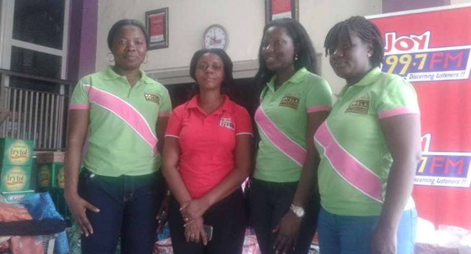 Petroleum Ladies, LBFF, Mfantsiman Girls donate to floodfire victims