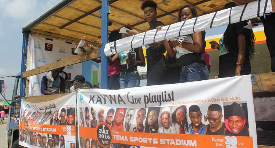 Fans Of Kaywa Hits Streets Of Accra To Create Awareness For The Kaywaliveplaylist