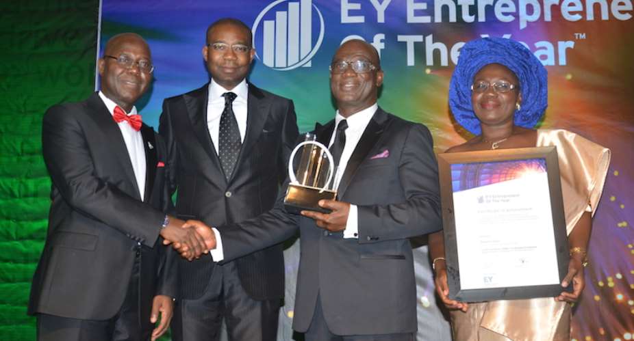 Kasapreko Chairman, Dr Kwabena Adjei Bags Master Entrepreneur Award From Ernst  Young