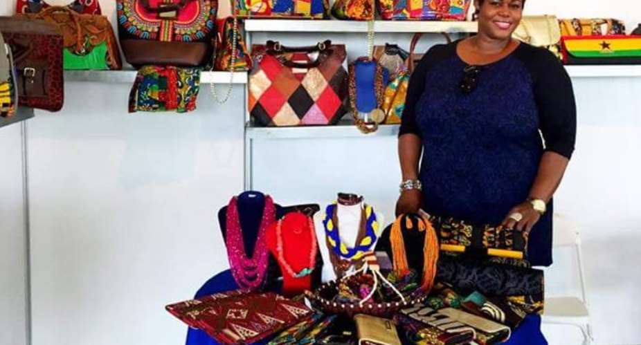 Ghanaian accessory brand, Selina Beb at 2015 Africa Fashion Week London
