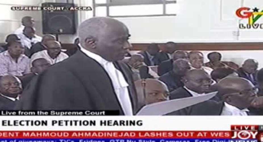 Mr Tsatsu Tsikata at the sitting