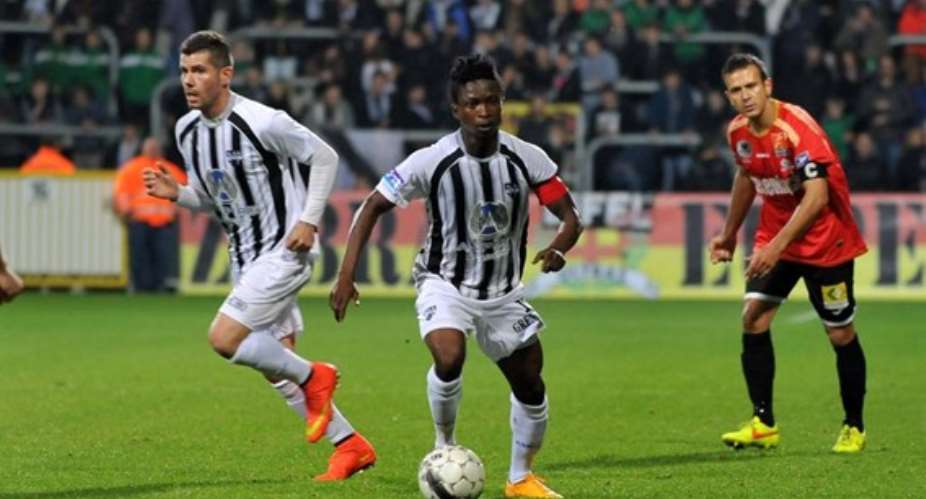 Samuel Asamoah scored a brace for AS Eupen