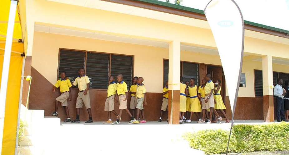 MTN Provides Six Unit Classroom Block For Over 200 Pupils In Asikasu