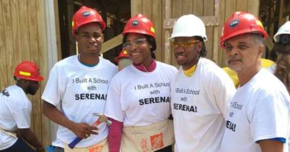 Serena Williams: Tennis star builds a school in Jamaica