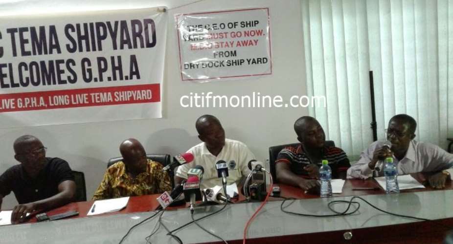 Tema Shipyard workers call for merger with GPHA