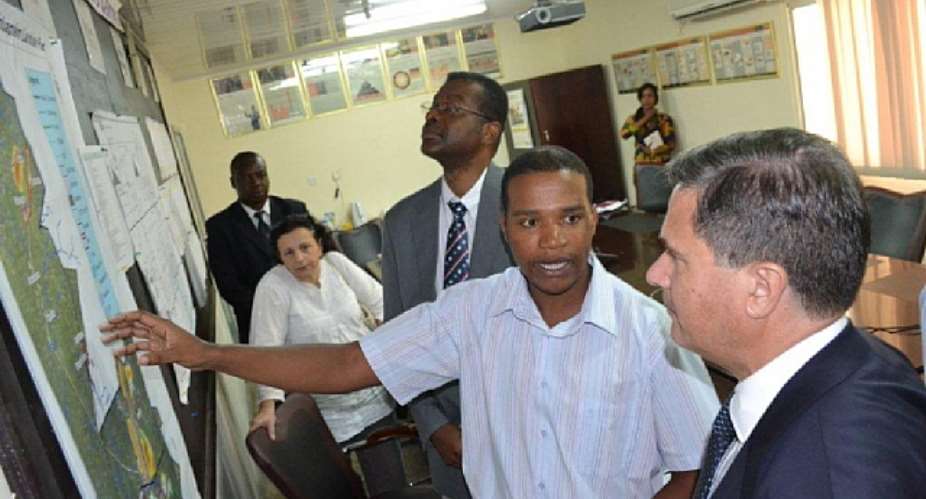 French Ambassador Visits AngloGold Ashanti Iduapriem Mine