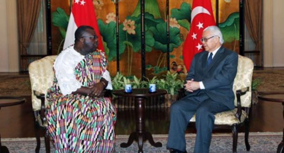 Ghana's High Commissioner to Singapore presents credentials