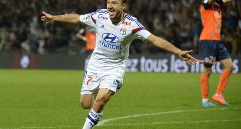 Super sub: Lyon coach Hubert Fournier hailed his substitutes' influence in the big win over Montpellier in Ligue 1