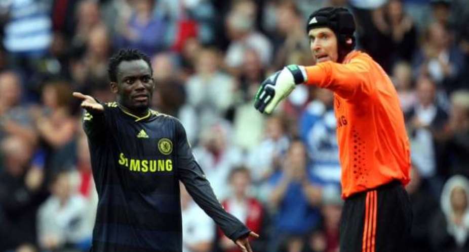 Best goalie: Essien: Arsenal target Petr Cech is one of the best