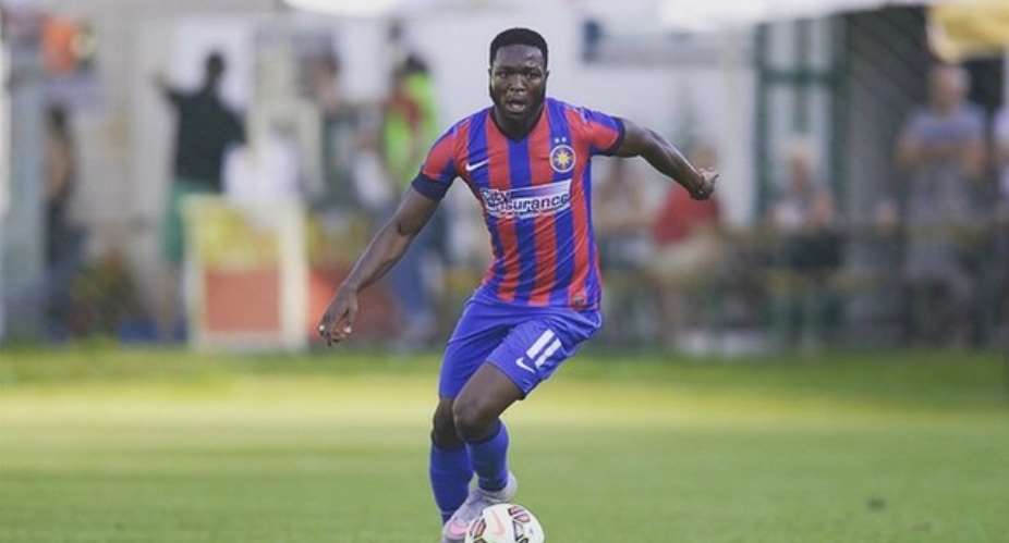 Sulley Muniru played his first game for Steaua on Wednesday
