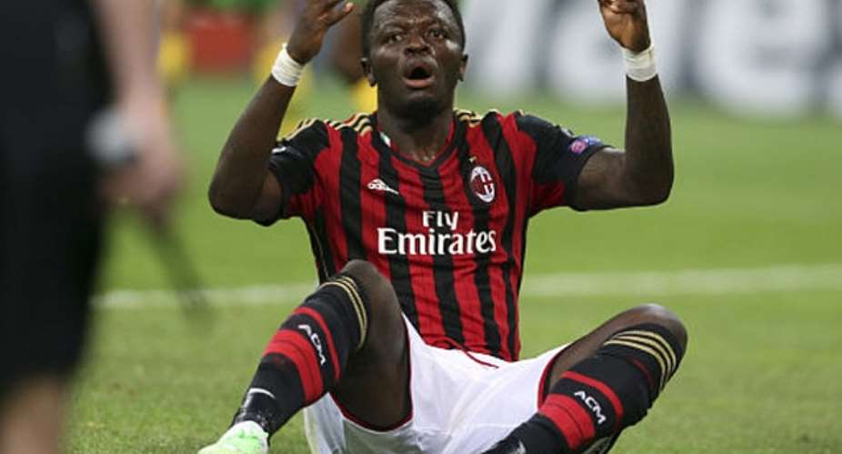 Sulley Muntari made injury return to play part in AC Milan's victory over Livorno