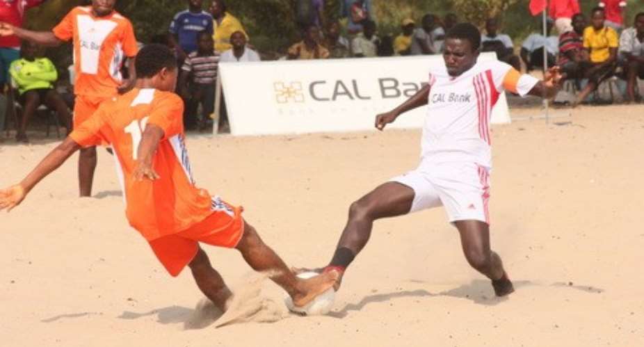 Final match will decide Ghana Beach soccer league title