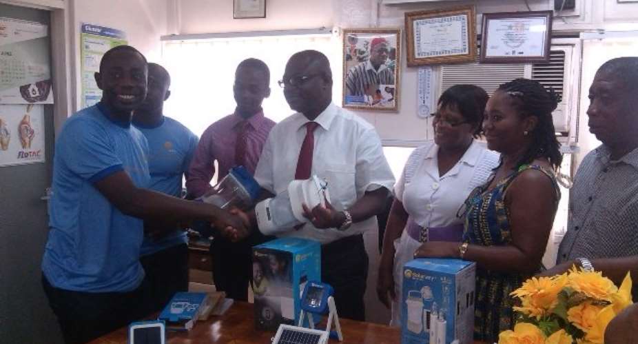 NGO donates solar lanterns to Kaneshie Polyclinic