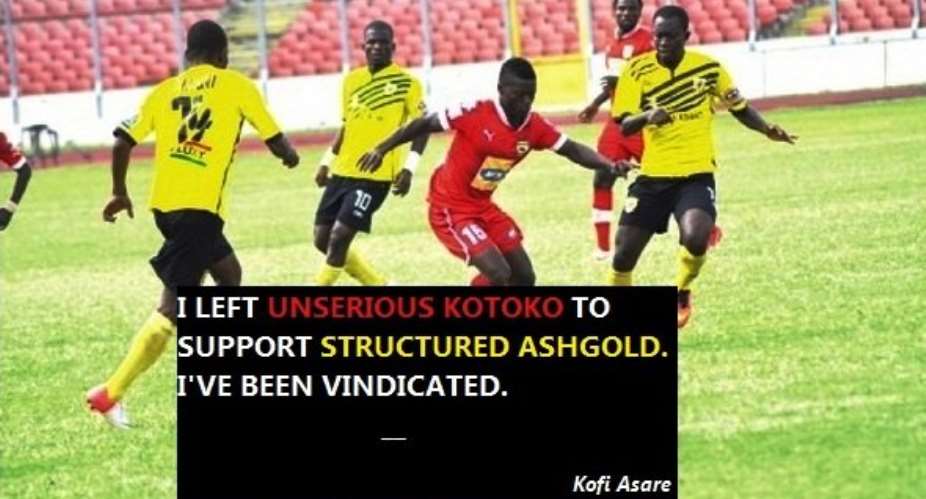 KOFI ASARE: What this AshGold title means to me, a former Kotoko fan