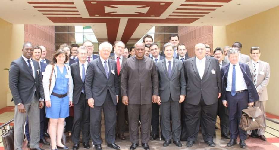 French business delegation visit's Ghana