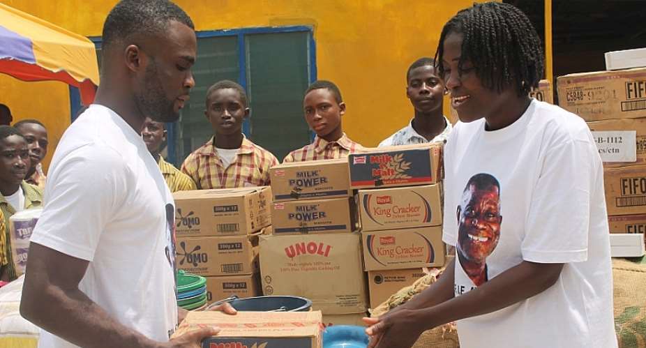 Atta Mills Care Donates To Achimota School and Royal seed Home