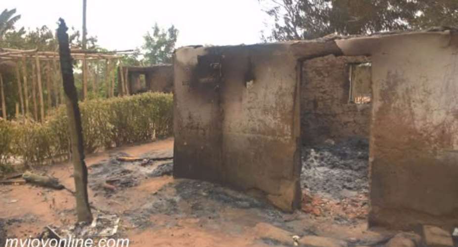 Scores displaced after fire razed down houses in Ketu North
