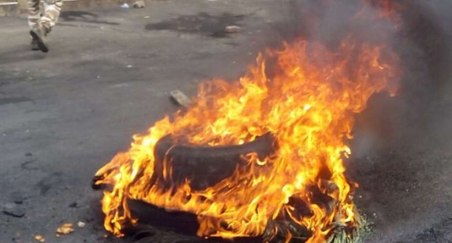 Krofrom residents protest over autopsy report for 27-year-old