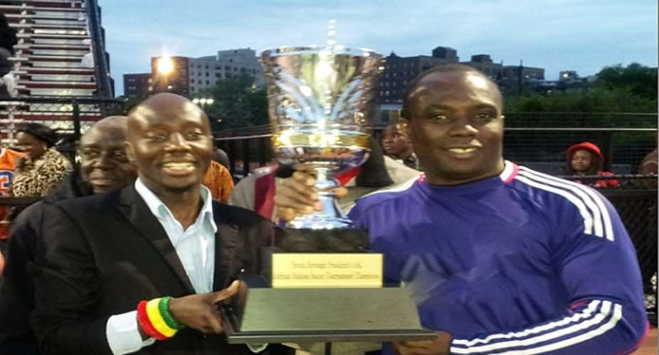 Ghana Team Wins Bronx Boroughs AAC Prestigue African Soccer Cup Of Champions In US