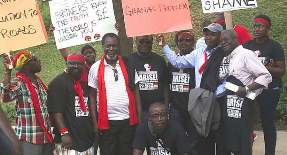 NDC USA Unperturbed By NPP-USA Organized Anti-Mahama Demonstrations