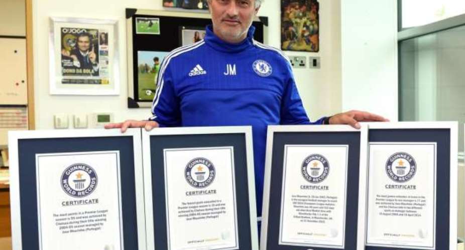 The Only One: Jose Mourinho enters Guinness World Records