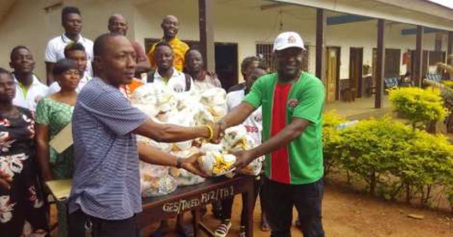 Ghana Premier League: Techiman City donate footballs to 65 schools