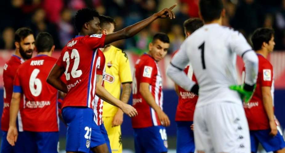 Thomas Partey earned his full debut for Atletico Madrid on Saturday and has now played in 8 league games for the Madrid giants