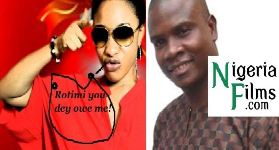 Actress Tonto Dike Battles Ibadan Politician Rotimi Ajanaku Over N5million Debt