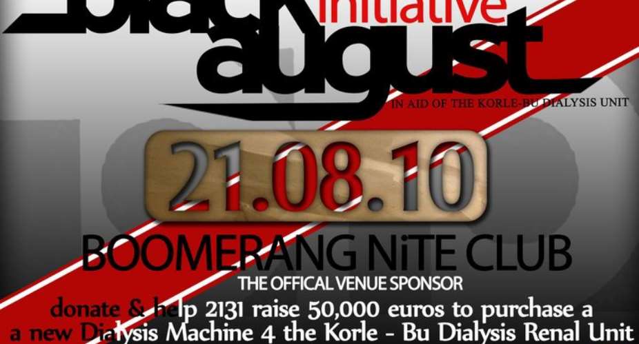 2131 presents ‘Black August’ in support of kidney patients