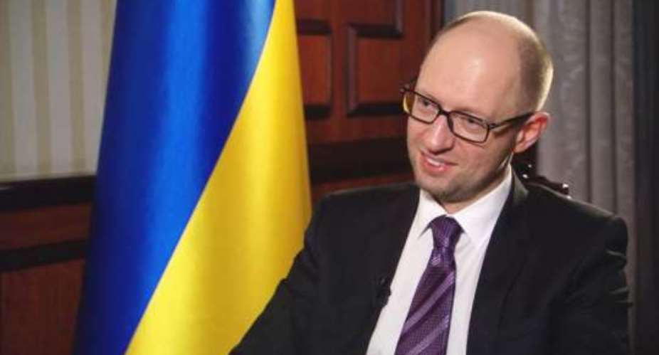 Ukrainian Prime Minister Yatsenyuk announces resignation