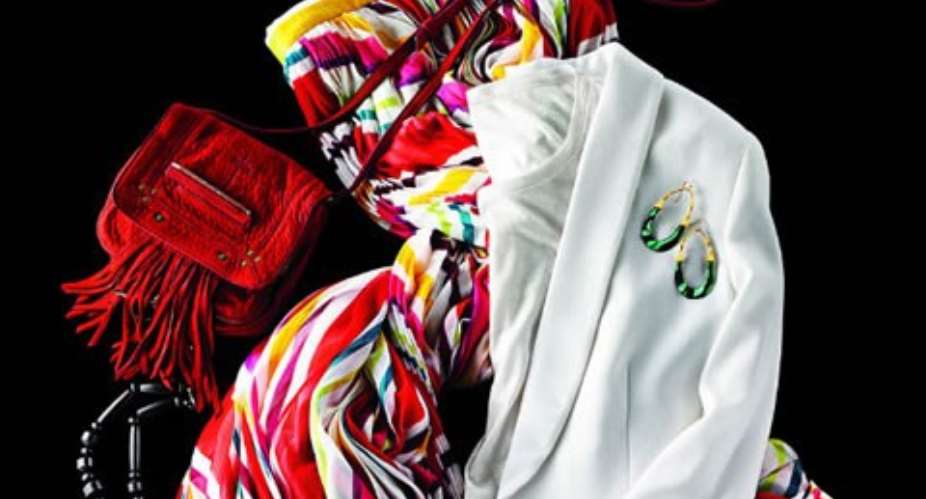 Give your look a lift by bringing in colorful accents and accessories.