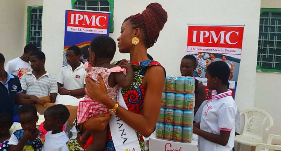 Miss Ghana Foundation Gives To Teshie Orphanage