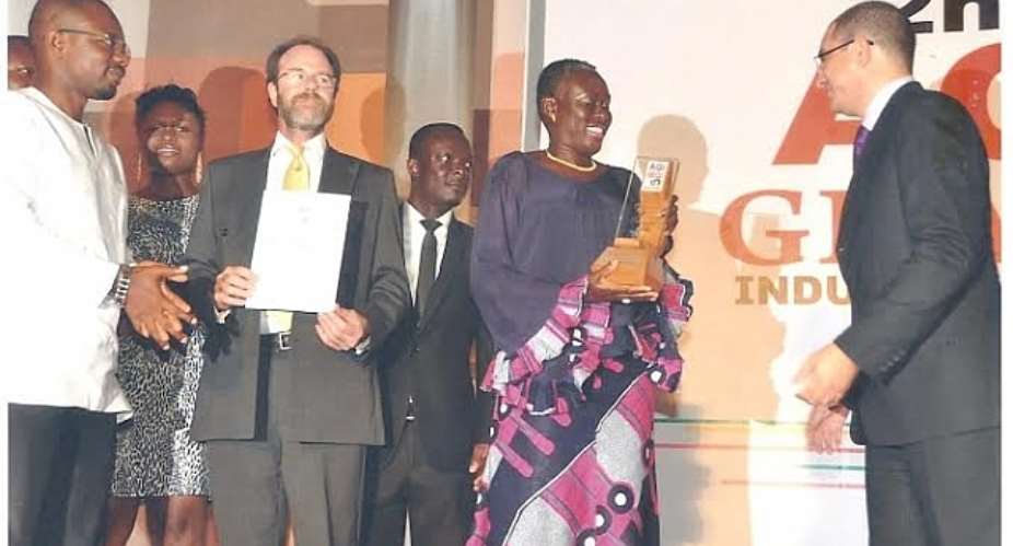 Accra Brewery picks award for Best Practices In Sustainable Manufacturing