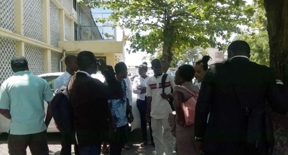 NADMO staff unpaid for 2 years picket at Finance Ministry