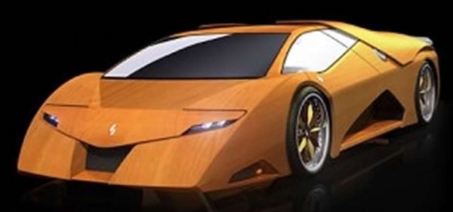 The latest wooden car