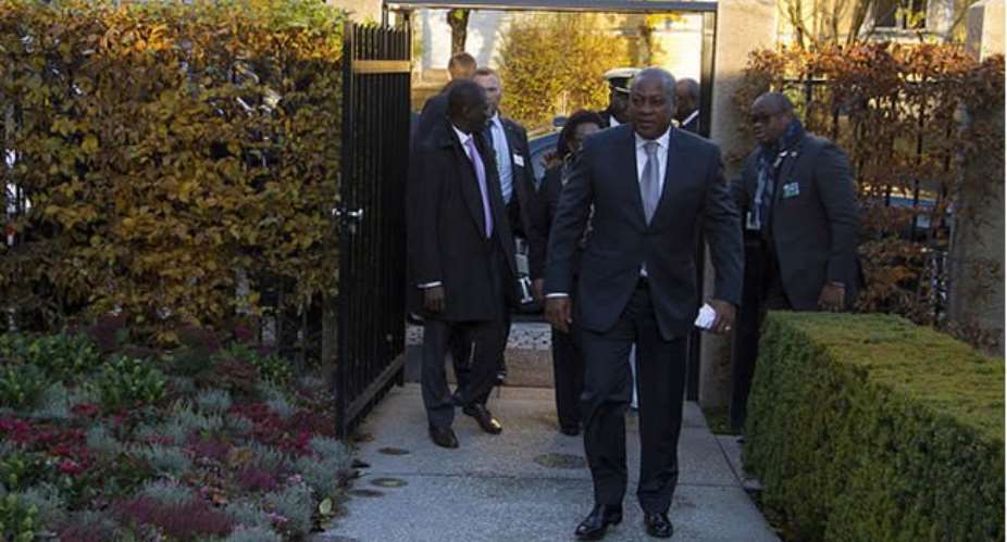 Mahama arrives in Iran for state visit