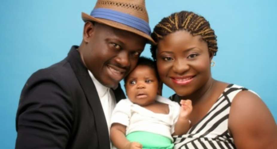 Ace Comedian, De-Don Flaunts Wife, New Baby