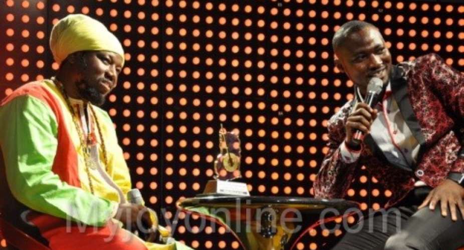 Great VGMA innovation: Funny Face interviews Blak Rasta - Reggea Artiste of the Year